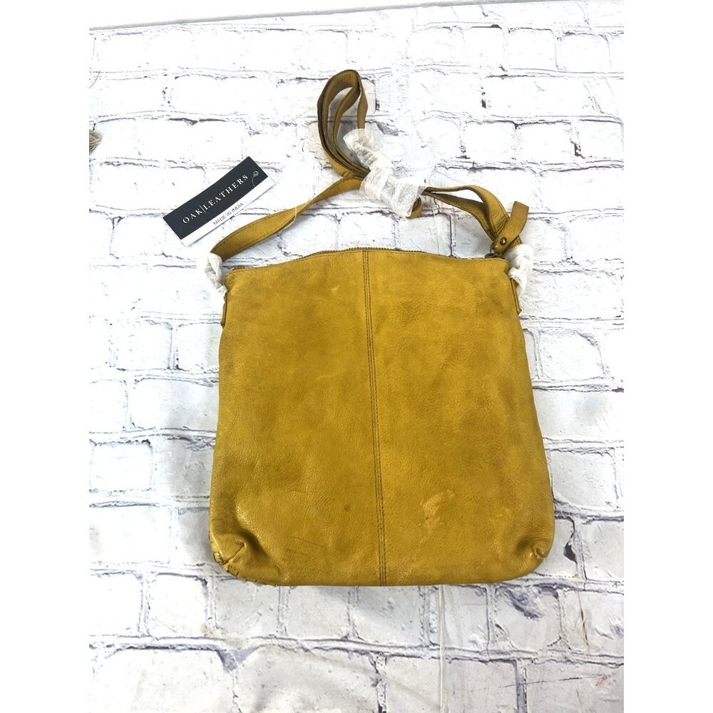 Oak Leathers Crossbody Messenger Shoulder Bag Ember Weave Handmade India‎ - Picture 5 of 6